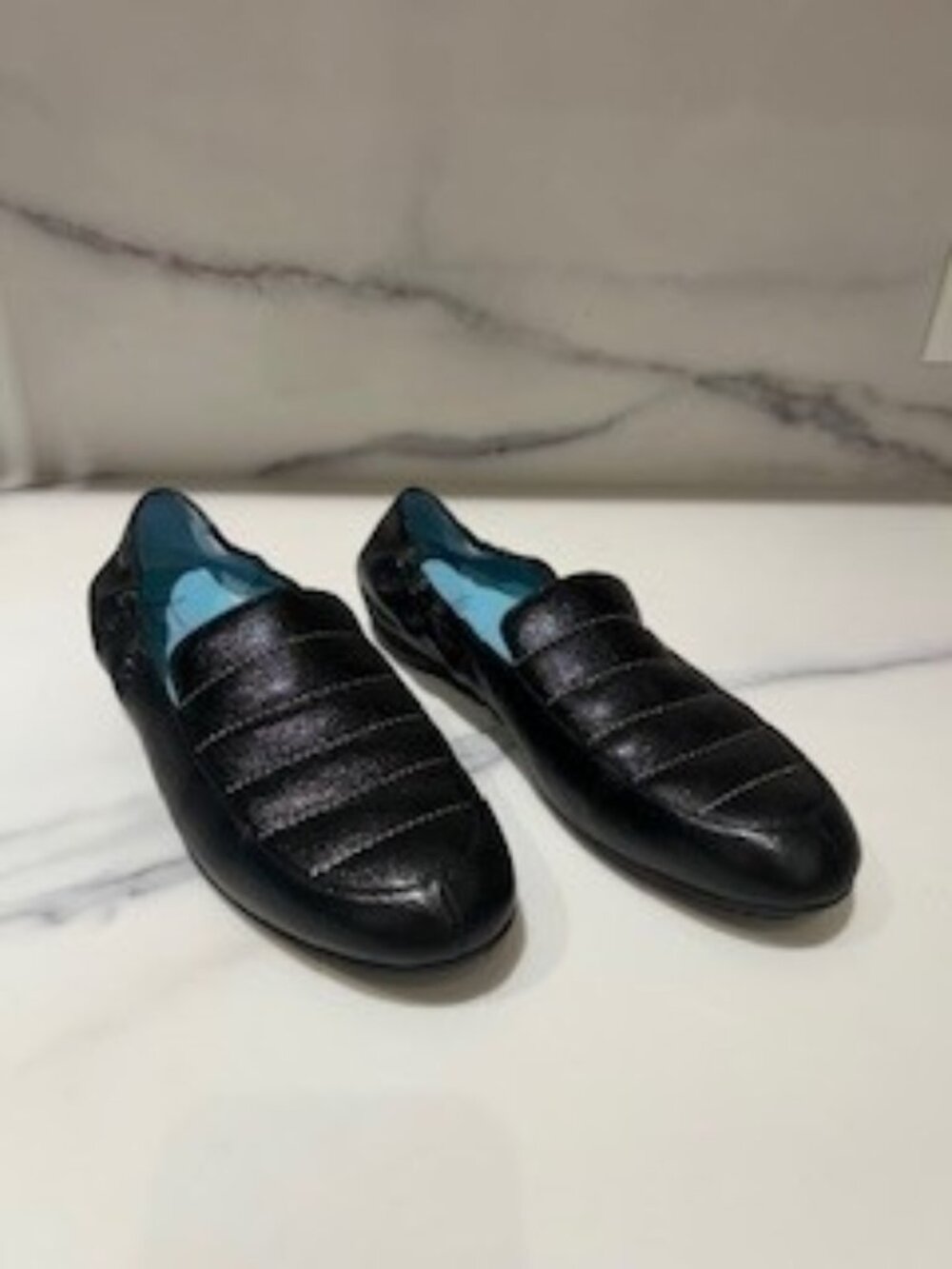 Thierry Rabotin Black Leather "Gible" Shoe - Size 41N
